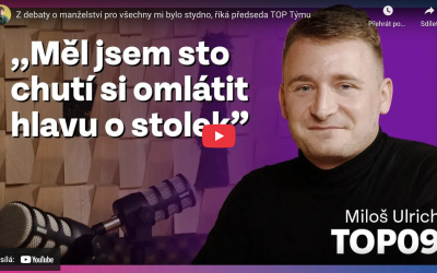 YouTuber Lukefry zpovídal předsedu Miloše Ulricha
